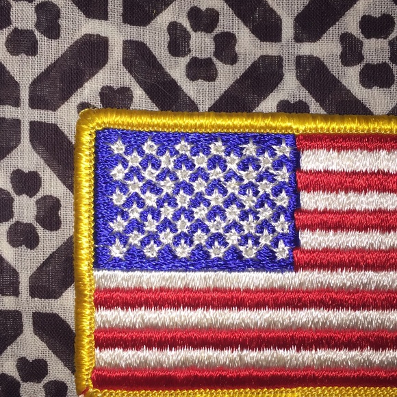 Vintage American Flag Patch, 3.75” x 2” - Picture 3 of 4